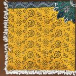 سفره قلمکار 100*100 سانتی متر مدل صادراتی کد002