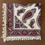 سفره قلمکار 100*100 سانتی متر مدل سنتی کد 002