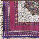 سفره قلمکار سنتی 100*100 سانتی متر مدل صادراتی کد 014