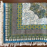 سفره قلمکار سنتی 100*100 سانتی متر مدل صادراتی کد 021