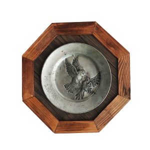 تابلو قلم زنی پرنده سیاه قلم