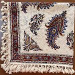 سفره قلمکار سنتی 80*80 سانتی متر مدل سنتی  کد 001