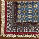 سفره قلمکار سنتی 80*80 سانتی متر مدل صادراتی  کد 005