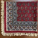 سفره قلمکار سنتی 80*80 سانتی متر مدل صادراتی  کد 006