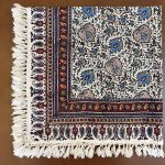 سفره قلمکار سنتی 80*80 سانتی متر مدل صادراتی  کد 007