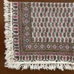 سفره قلمکار سنتی 80*80 سانتی متر مدل صادراتی  کد 009