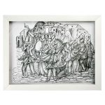 تابلو نقاشی مداد جشن در گذر تاریخ